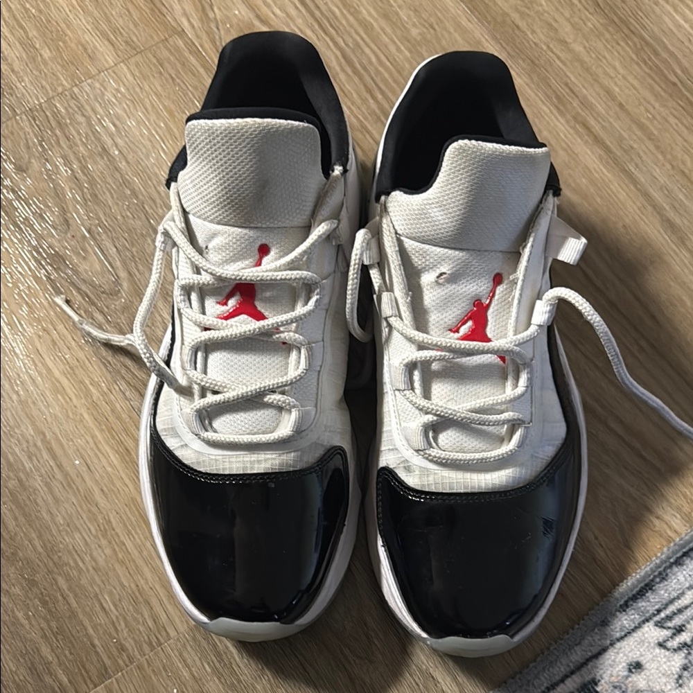 Air Jordan White and Black Sneakers